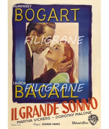 IL GRANDE SONNO FILM Rzne-POSTER/REPRODUCTION d1 AFFICHE VINTAGE l'achat 