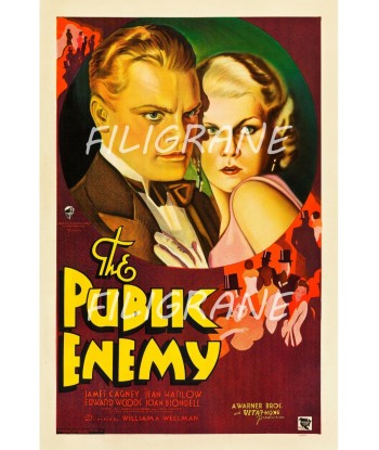 THE PUBLIC ENEMY FILM Romm-POSTER/REPRODUCTION d1 AFFICHE VINTAGE des créatures d'habitude