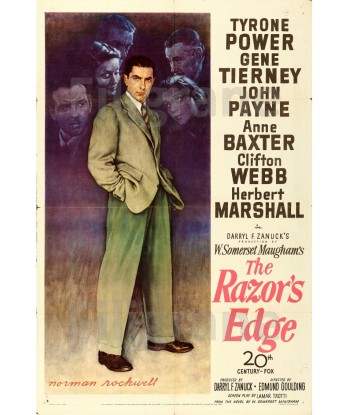 THE RAZOR'S EDGE FILM Rlte-POSTER/REPRODUCTION d1 AFFICHE VINTAGE Venez découvrir notre 