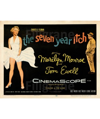 THE SEVEN YEAR ITCH FILM Rxrs-POSTER/REPRODUCTION d1 AFFICHE VINTAGE acheter