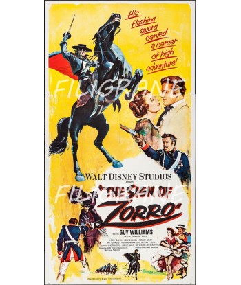 THE SIEN of ZORRO FILM Rioe-POSTER/REPRODUCTION d1 AFFICHE VINTAGE de votre