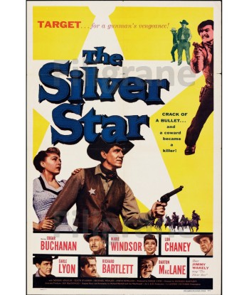 THE SILVER STAR FILM Rlnk-POSTER/REPRODUCTION d1 AFFICHE VINTAGE Profitez des Offres !