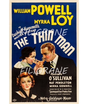 THE THIN MAN FILM Rlxb-POSTER/REPRODUCTION d1 AFFICHE VINTAGE 2024