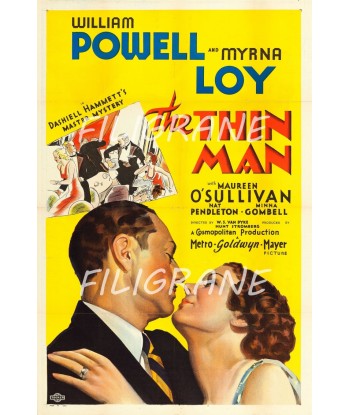 THE THIN MAN FILM Ryeq-POSTER/REPRODUCTION d1 AFFICHE VINTAGE Le MVP de beaucoup