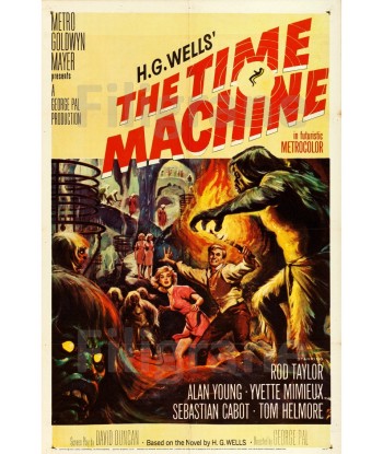 THE TIME MACHINE FILM Rcjs-POSTER/REPRODUCTION d1 AFFICHE VINTAGE france