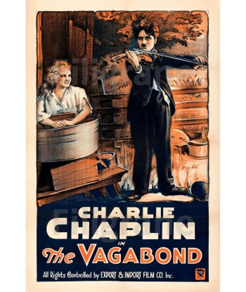 THE VAGABOND FILM Rhhf-POSTER/REPRODUCTION d1 AFFICHE VINTAGE Les magasins à Paris et en Île-de-France