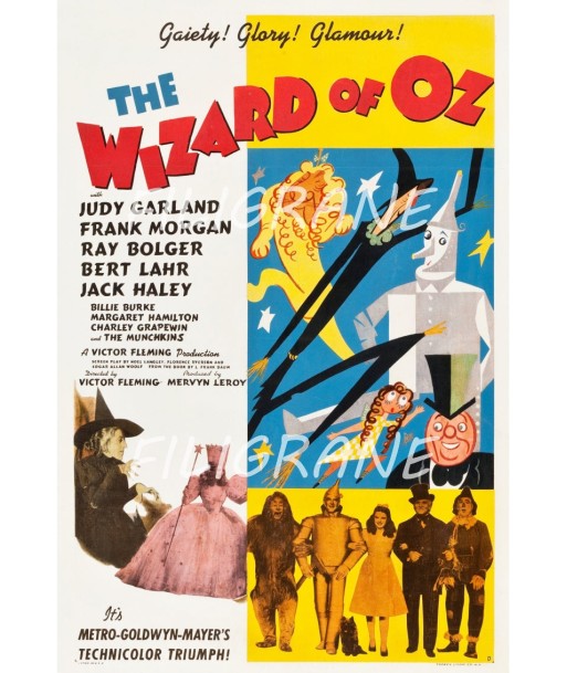 THE WIZARD of OZ FILM Rfaf-POSTER/REPRODUCTION d1 AFFICHE VINTAGE une grave pollution 