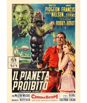 IL PIANETA PROIBITO FILM Rlwb-POSTER/REPRODUCTION d1 AFFICHE VINTAGE les muscles