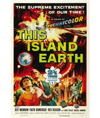 THIS ISLAND EARTH FILM Rfzs-POSTER/REPRODUCTION d1 AFFICHE VINTAGE Jusqu'à 80% De Réduction