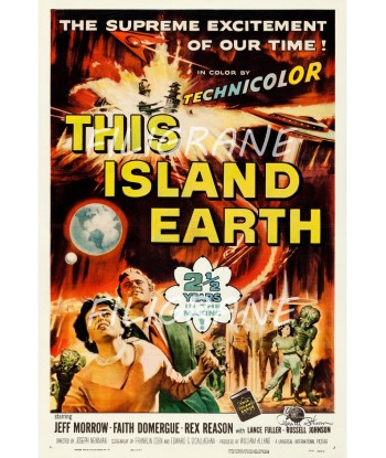 THIS ISLAND EARTH FILM Rqvz-POSTER/REPRODUCTION d1 AFFICHE VINTAGE Comparez et commandez 