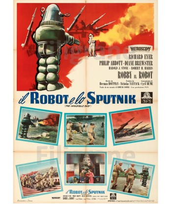 IL ROBOT e lo SPUTNIK FILM Ruyu-POSTER/REPRODUCTION d1 AFFICHE VINTAGE l'achat 