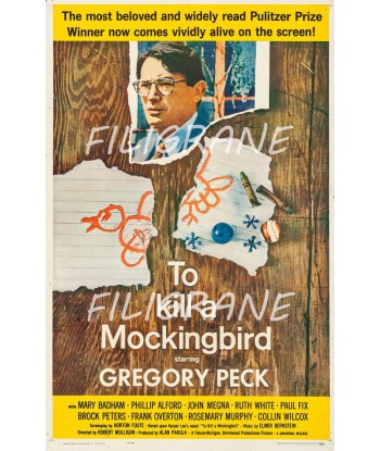 TO KILL a MOCKINGBIRD FILM Rtmm-POSTER/REPRODUCTION d1 AFFICHE VINTAGE brillant des détails fins