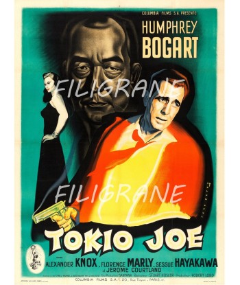 TOKIO JOE FILM Rnfj-POSTER/REPRODUCTION d1 AFFICHE VINTAGE ou a consommer sur place