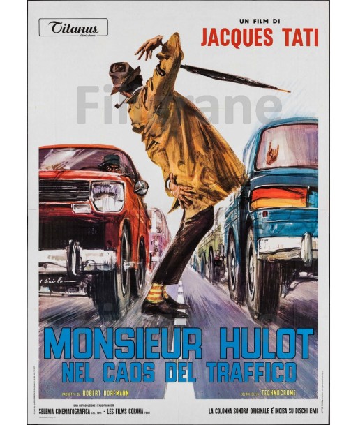 TRAFIC  HULOT  TATI  FILM Rygg-POSTER/REPRODUCTION d1 AFFICHE VINTAGE acheter