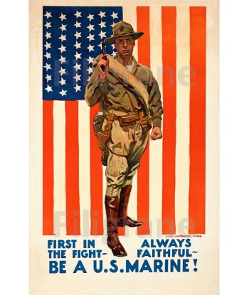 U.S MARINE Rhxi-POSTER/REPRODUCTION d1 AFFICHE VINTAGE acheter