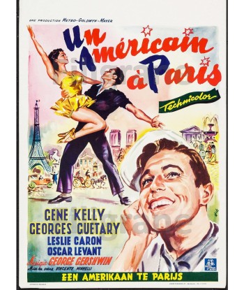 UN AMERICAIN à PARIS FILM Rnkh-POSTER/REPRODUCTION d1 AFFICHE VINTAGE online