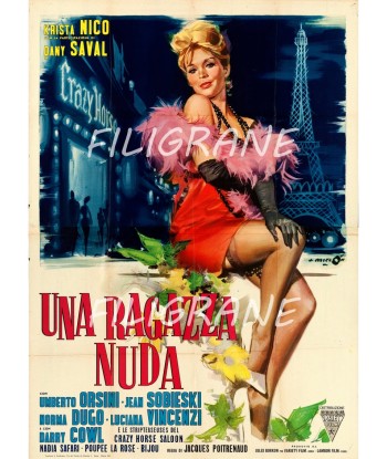 UNA RAGAZZA NUDA FILM Rfjg-POSTER/REPRODUCTION d1 AFFICHE VINTAGE À commander