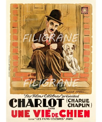 UNE VIE de CHIEN FILM Rgto-POSTER/REPRODUCTION d1 AFFICHE VINTAGE Faites des économies