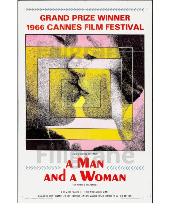 Un HOMME et une FEMME FILM Rzjl-POSTER/REPRODUCTION d1 AFFICHE VINTAGE En savoir plus