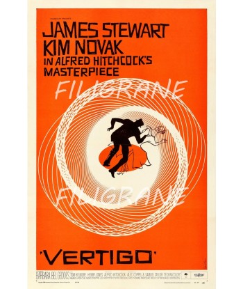 VERTIGO FILM Rtck-POSTER/REPRODUCTION d1 AFFICHE VINTAGE la chaussure