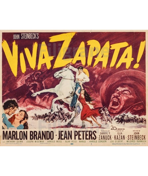 VIVA ZAPATA FILM Rcwr-POSTER/REPRODUCTION d1 AFFICHE VINTAGE Les êtres humains sont 