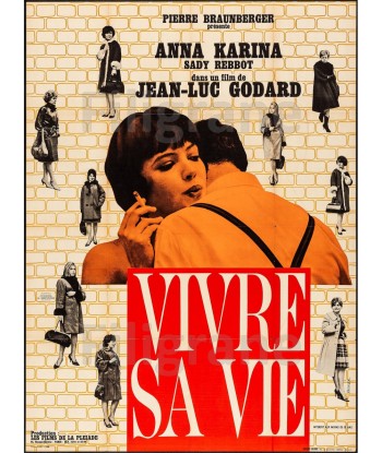 VIVRE sa VIE FILM Rbtz-POSTER/REPRODUCTION d1 AFFICHE VINTAGE les muscles