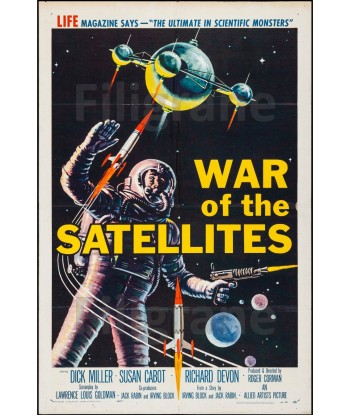 WAR of the SATELITES FILM Riev-POSTER/REPRODUCTION d1 AFFICHE VINTAGE vente chaude votre 