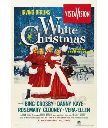 WHITE CHRISTMAS FILM Rpoi-POSTER/REPRODUCTION d1 AFFICHE VINTAGE l'évolution des habitudes 