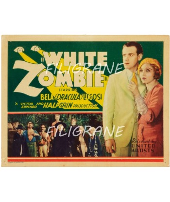 WHITE ZOMBIE FILM Rwlw-POSTER/REPRODUCTION d1 AFFICHE VINTAGE de la marque