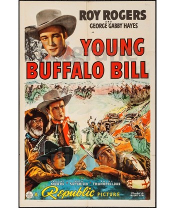 YOUNG BUFFALO BILL FILM Rvws-POSTER/REPRODUCTION d1 AFFICHE VINTAGE ouvre sa boutique