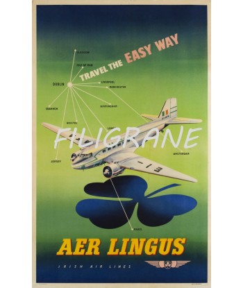 AER LINGUS AVION Rvos-POSTER/REPRODUCTION d1 AFFICHE VINTAGE Profitez des Offres !