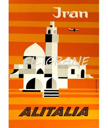 AIRLINES IRAN ALITALIA Rdri-POSTER/REPRODUCTION d1 AFFICHE VINTAGE Comment ça marche