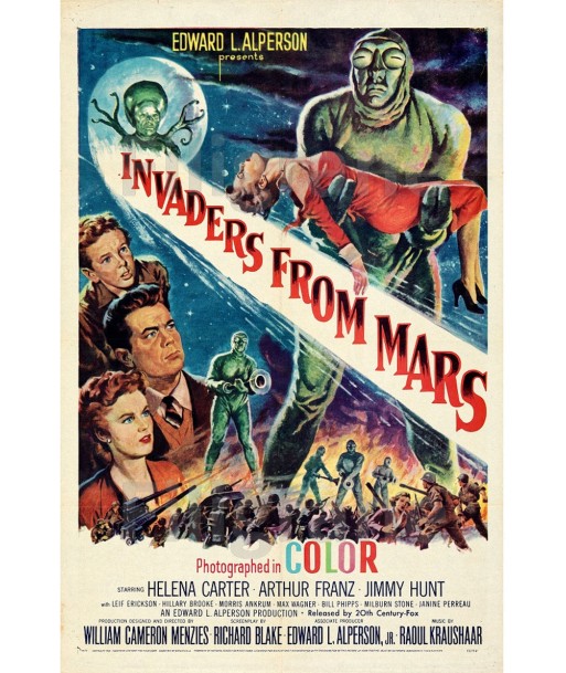 INVADERS from MARS FILM Rvpa-POSTER/REPRODUCTION d1 AFFICHE VINTAGE Comparez et commandez 