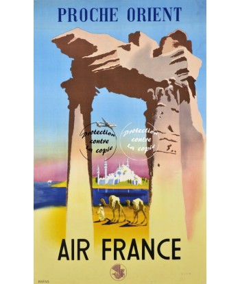 AIRLINES PROCHE ORIENT Rfxai-POSTER/REPRODUCTION d1 AFFICHE VINTAGE shop