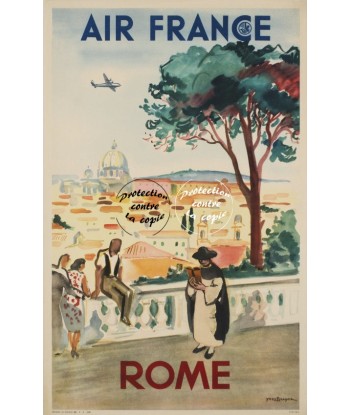 AIRLINES ROME Rgsu-POSTER/REPRODUCTION d1 AFFICHE VINTAGE acheter en ligne