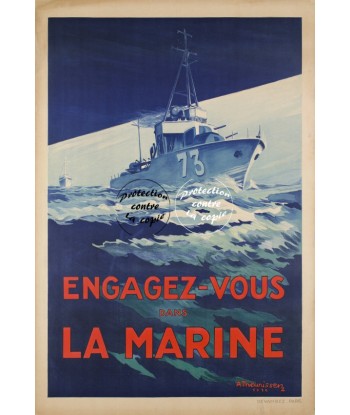 ARMéE MARINE ENGAGEZ VOUS Rfruz-POSTER/REPRODUCTION d1 AFFICHE VINTAGE pas cher 