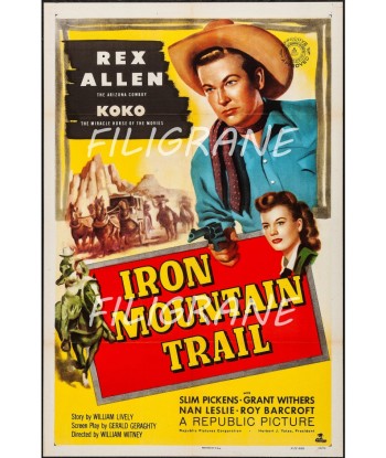 IRON MOUNTAIN TRAIL FILM Rnjh-POSTER/REPRODUCTION d1 AFFICHE VINTAGE Toutes les collections ici