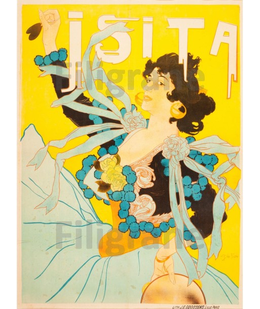 ISITA SPECTACLE Rlbl-POSTER/REPRODUCTION d1 AFFICHE VINTAGE 2023