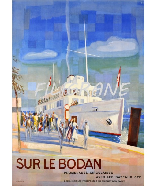 BODAN BATEAU Ryun-REPRODUCTION d1 AFFICHE VINTAGE En savoir plus