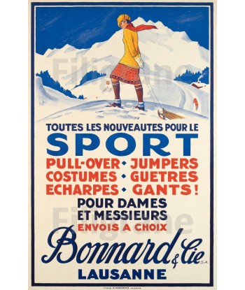 BONNARD SPORT LAUSANNE Rmyh-POSTER/REPRODUCTION d1 AFFICHE VINTAGE pas cheres