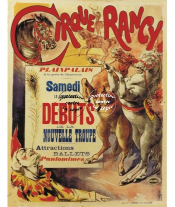 CIRQUE RANCY Rfgcx-POSTER/REPRODUCTION d1 AFFICHE VINTAGE votre restaurant rapide dans 