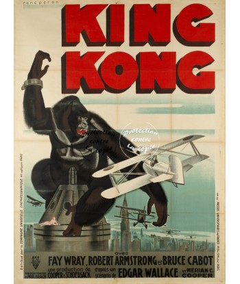 KING KONG FILM Rfarx-POSTER/REPRODUCTION d1 AFFICHE VINTAGE pas chere