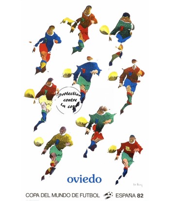 OVIEDO FOOT ESPAGNE 82 Rfbfl-POSTER/REPRODUCTION d1 AFFICHE VINTAGE Comparez plus de prix