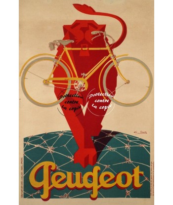 PEUGEOT VéLO/CYCLES Rfzco-POSTER/REPRODUCTION d1 AFFICHE VINTAGE 2 - 3 jours ouvrés.