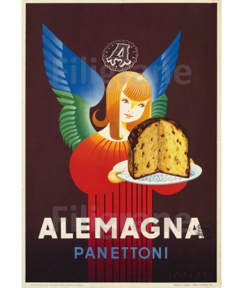 PUB ALEMAGNA PANETTONI Rlrn-POSTER/REPRODUCTION d1 AFFICHE VINTAGE est présent 