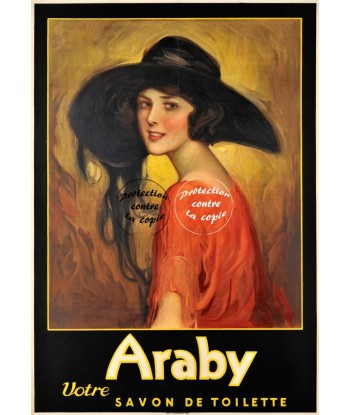 PUB ARABY SAVON Rfxyt-POSTER/REPRODUCTION d1 AFFICHE VINTAGE Profitez des Offres !