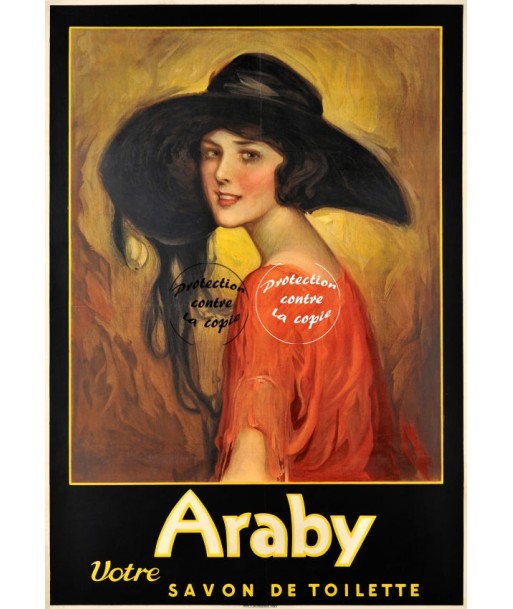 PUB ARABY SAVON Rfxyt-POSTER/REPRODUCTION d1 AFFICHE VINTAGE Profitez des Offres !