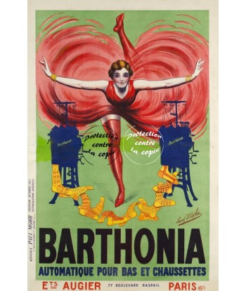 PUB BARTHONIA BAS CHAUSSETTES Ryji-POSTER/REPRODUCTION d1 AFFICHE VINTAGE 50% de réduction en Octobre 2024