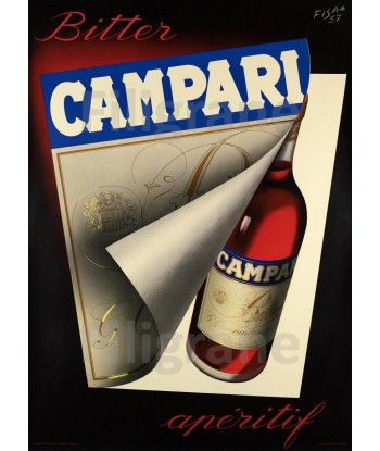 PUB BITTER CAMPARI ApéRITIF Rrkn-POSTER/REPRODUCTION d1 AFFICHE VINTAGE acheter en ligne