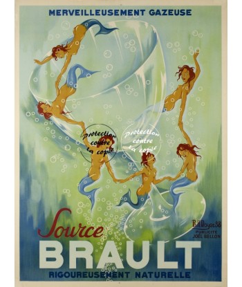 PUB BRAULT EAU SOURCE Rfmoq-POSTER/REPRODUCTION d1 AFFICHE VINTAGE le concept de la Pate a emporter 